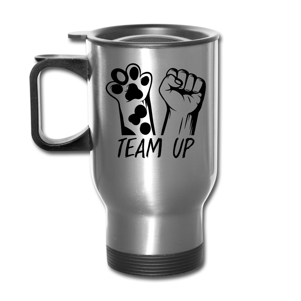 Team Up Travel Mug - silver