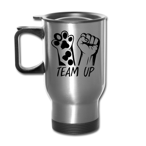 Team Up Travel Mug - silver