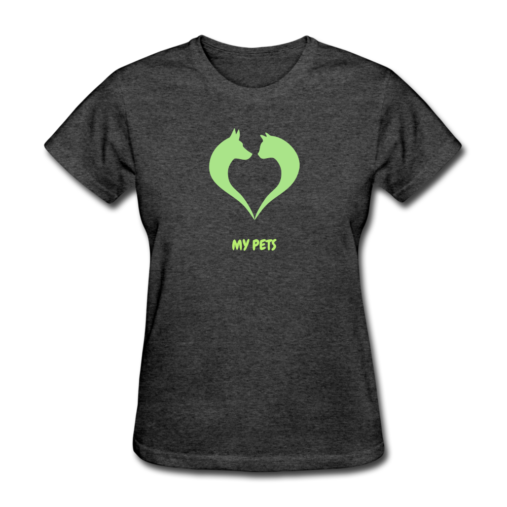 Love My Pets Women's T-Shirt - heather black