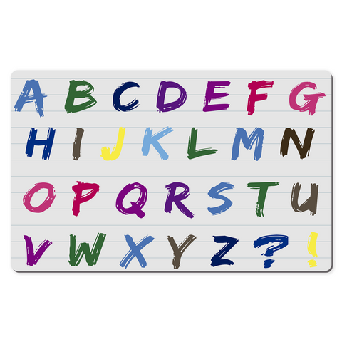 Image of Alphabet Desk Mats - Great way for kids to learn the alphabet