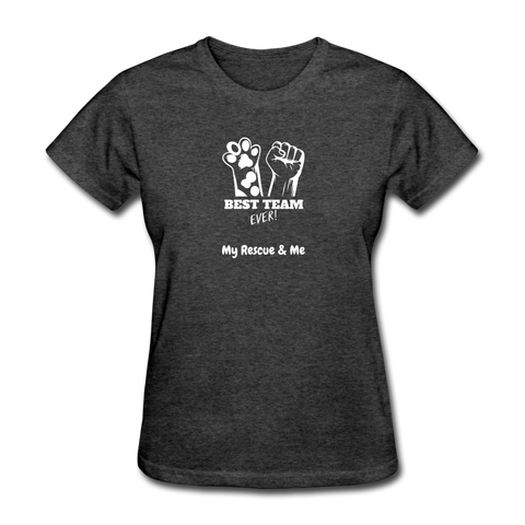 Image of Beast Team Ever - My Rescue and Me - Women's T-Shirt - heather black