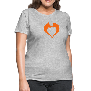 I love dogs and cats Women's T-Shirt - heather gray