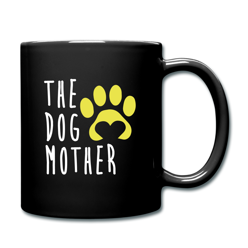 The Dog Mother Full Color Mug - black