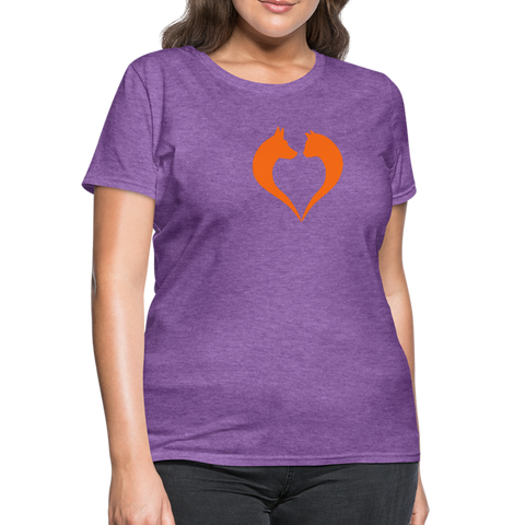 Image of I love dogs and cats Women's T-Shirt - purple heather