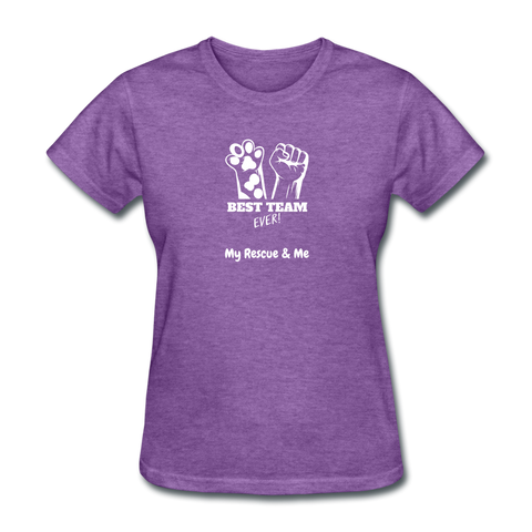 Image of Beast Team Ever - My Rescue and Me - Women's T-Shirt - purple heather