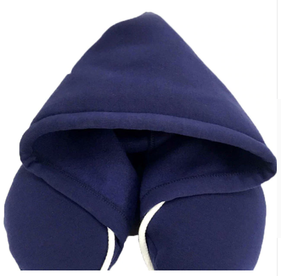 Travel Pillow & Privacy Hoodie
