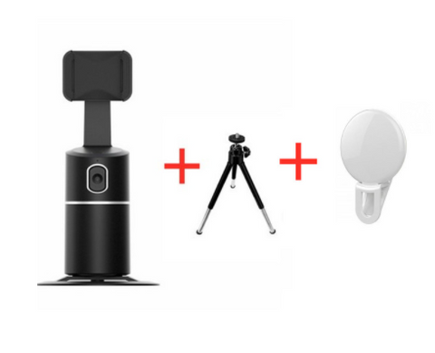 Image of Smart Face Recognition Tracking PTZ Mobile Phone Stand Anchor Live Broadcast Stand