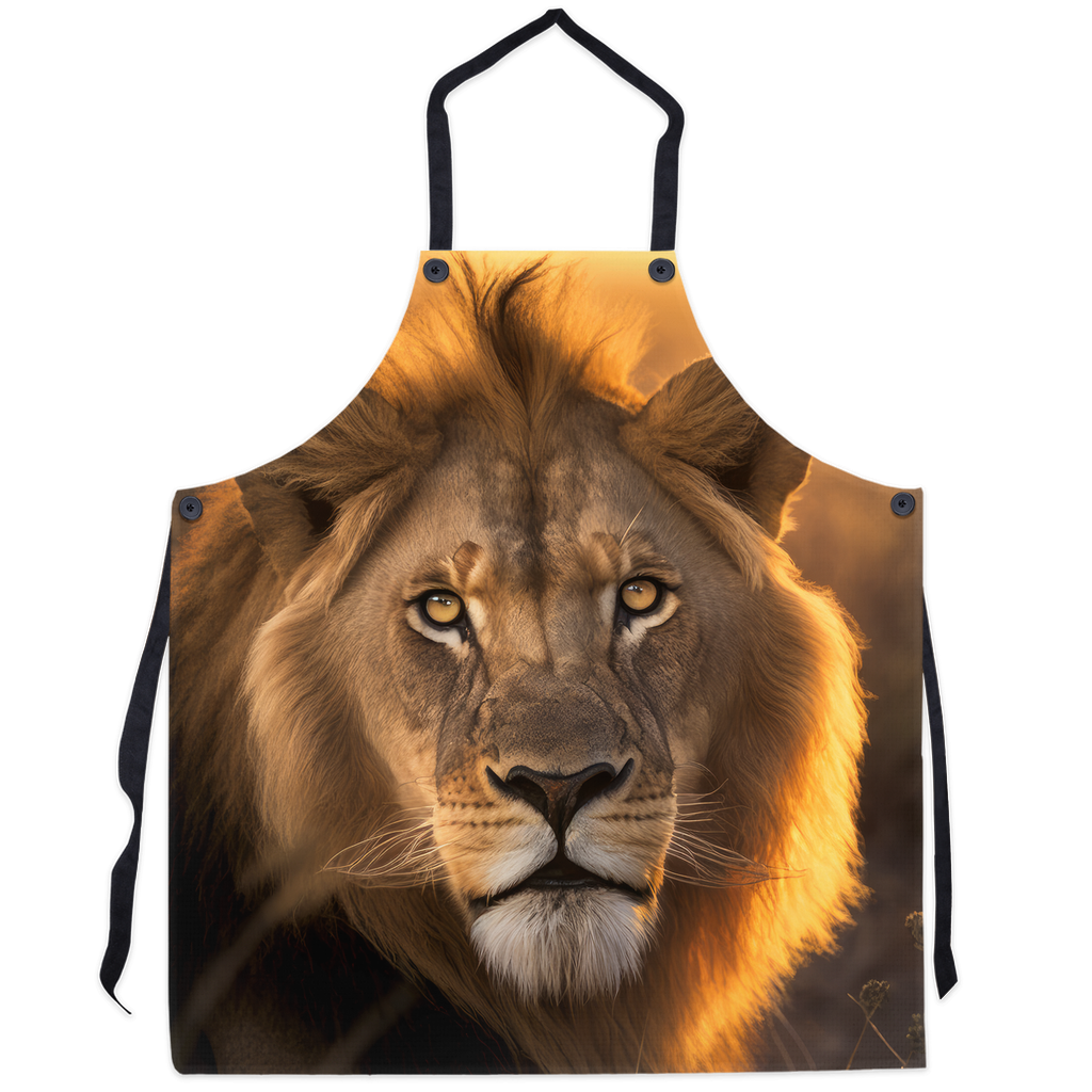 Lion Image on Apron Aprons