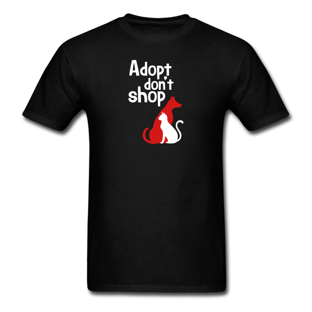 Adopt don't Shop Men's T-Shirt - black