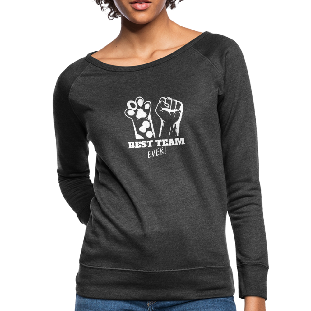 Best Team Ever Women’s Crewneck Sweatshirt - heather black