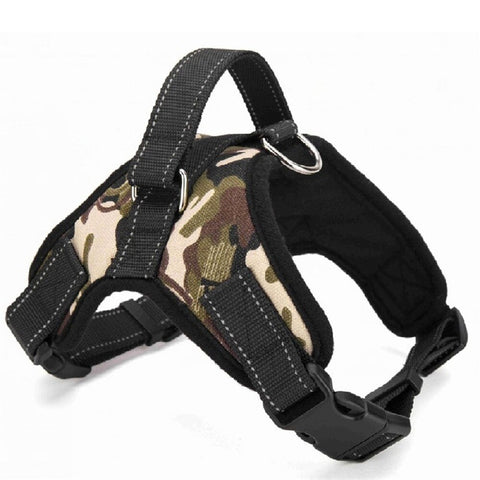 Image of Dog Pet Harness Collar Adjustable - Fits Small to Extra Large Dogs