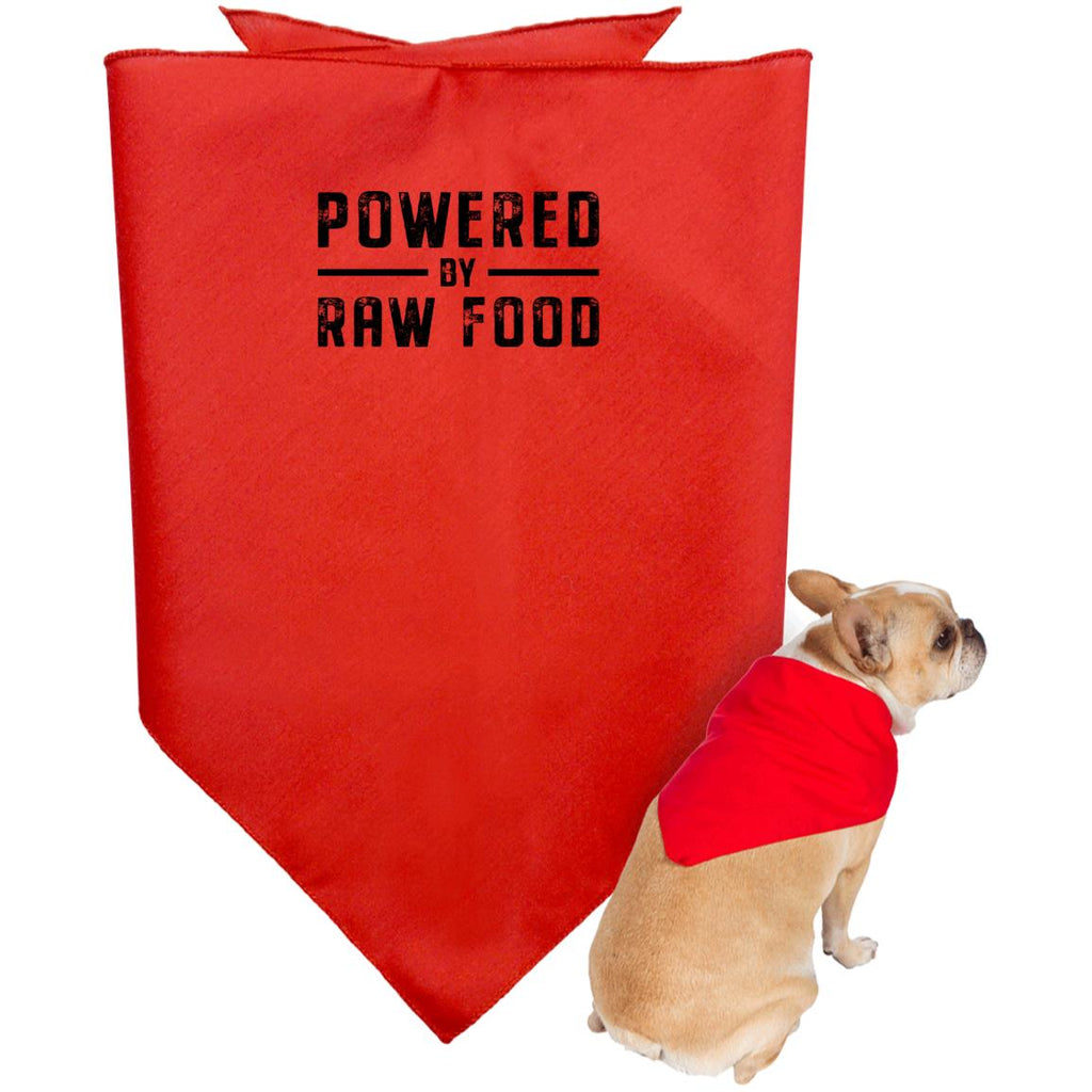 Powered By Raw Food  Doggie Bandana