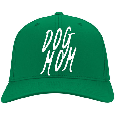 Image of Dog Mom Cap - Port & Co. Twill Cap, 100% Colors, Available in 11 different colors! Embroidered.