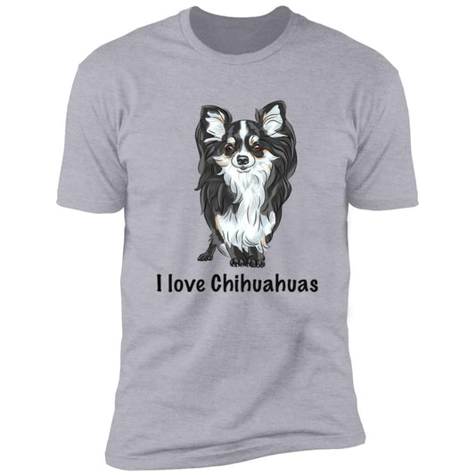 Premium Short Sleeve Tee | "I Love Chihuahuas"