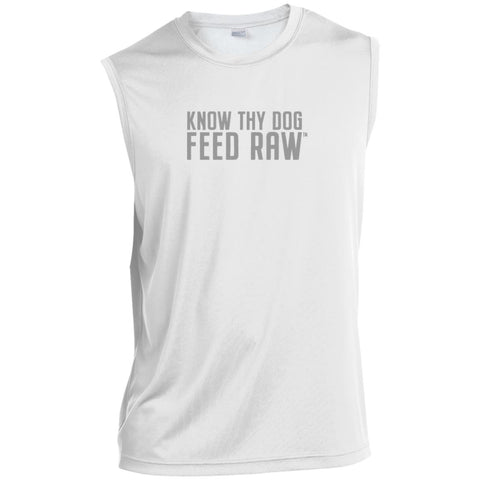 Image of Know Thy Dog Feed Raw |  Men’s Sleeveless Performance Tee