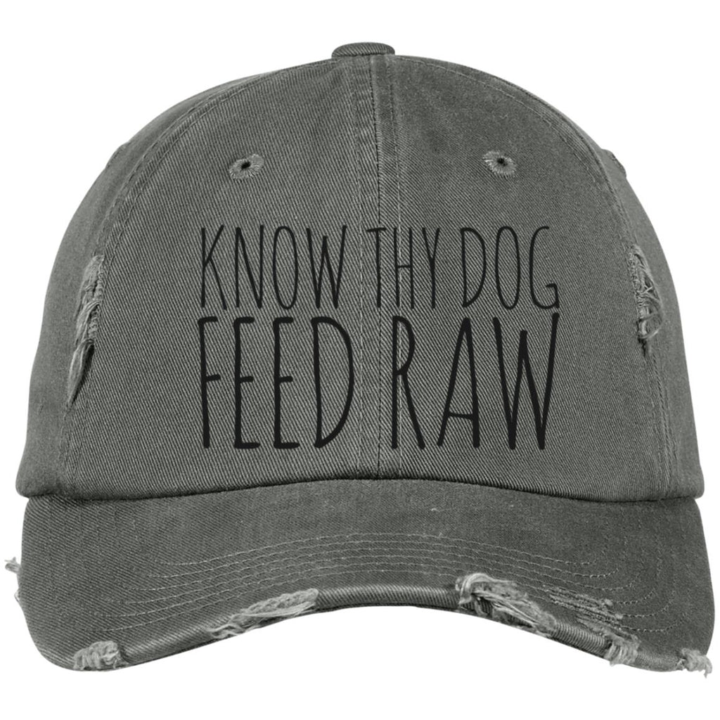Know Thy Dog Feed Raw | Distressed Dad Cap