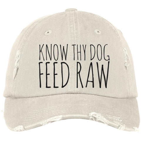 Image of Know Thy Dog Feed Raw | Distressed Dad Cap