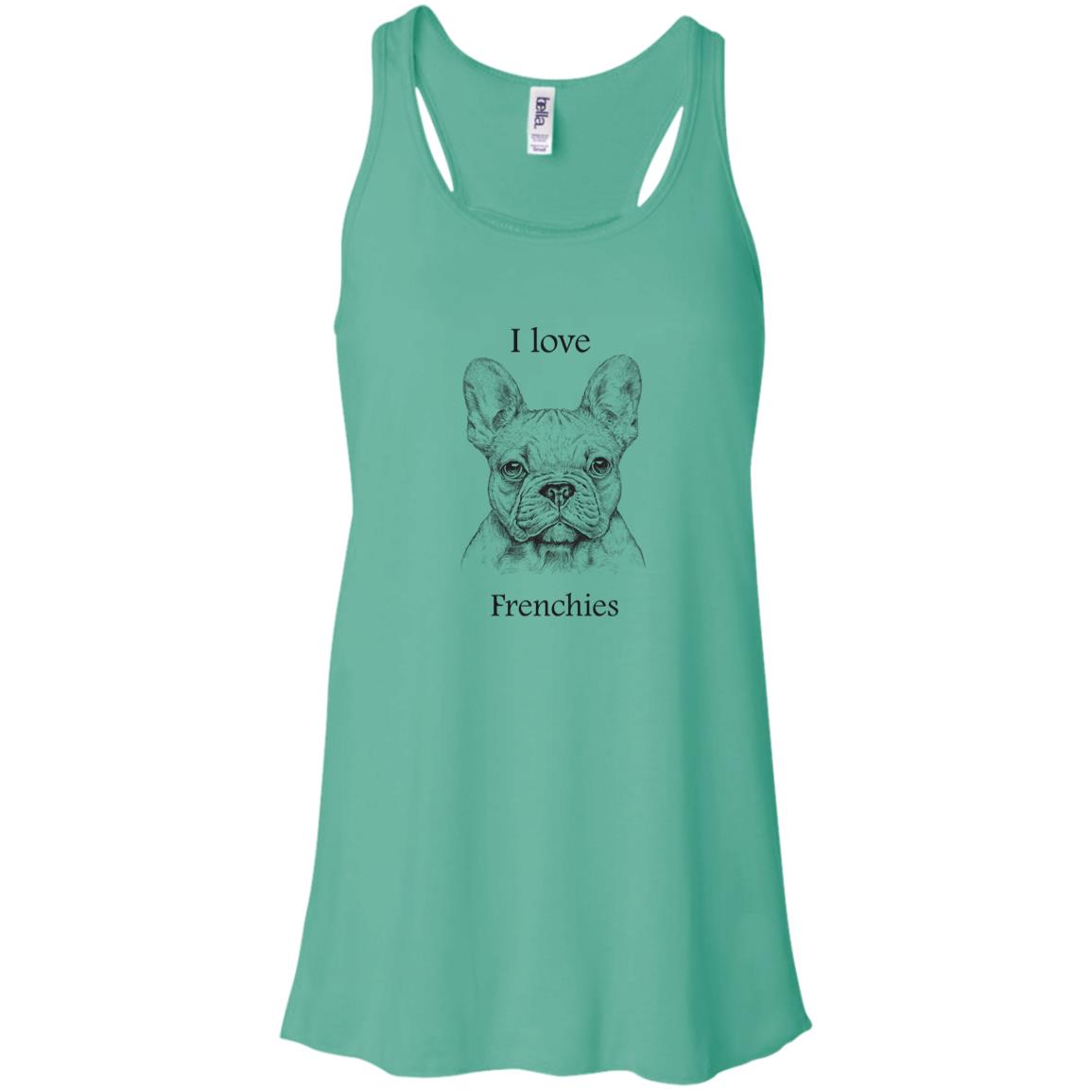 I love Freinchies Bella + Canvas Flowy Racerback Tank