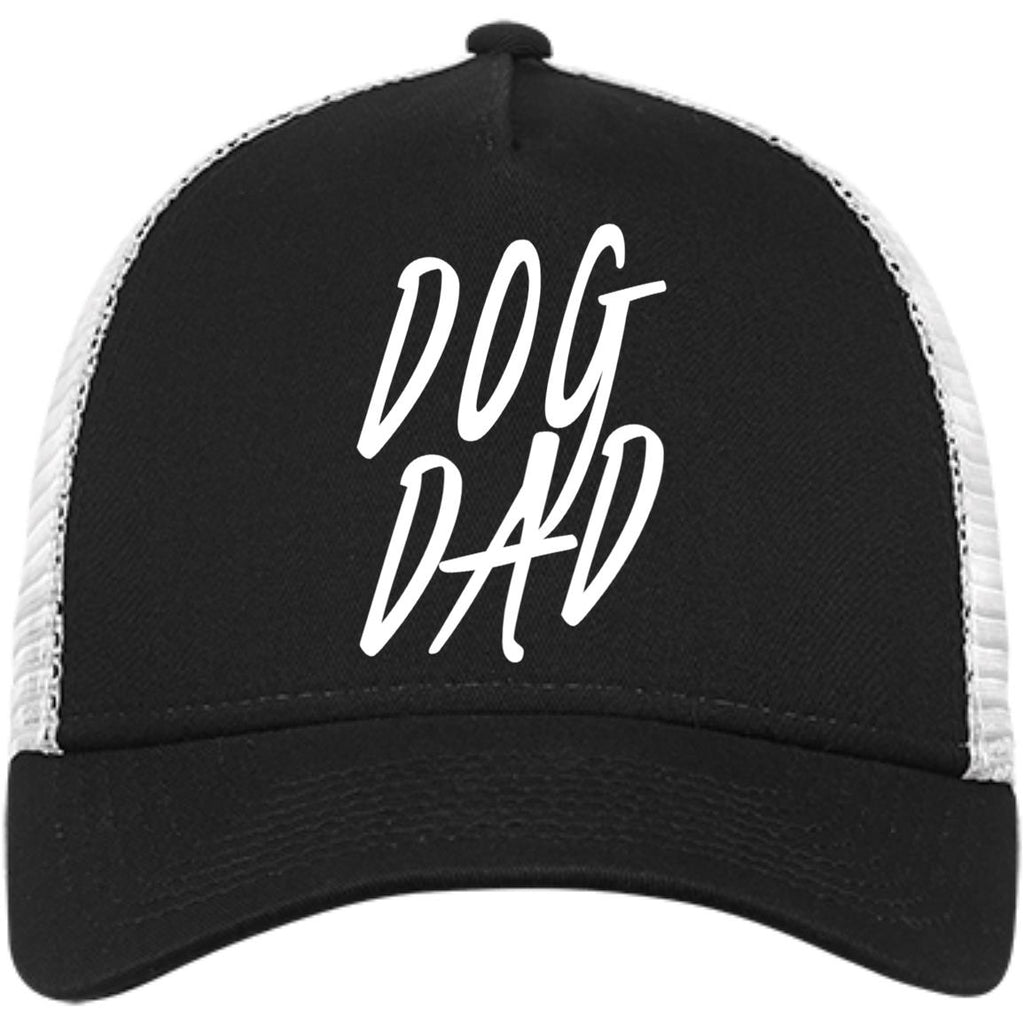 Dog Dad New Era® Snapback Trucker Cap, 100% Cotton, Embroidery