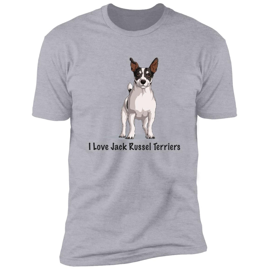 Premium Short Sleeve Tee | "I Love Jack Russel Terriers"