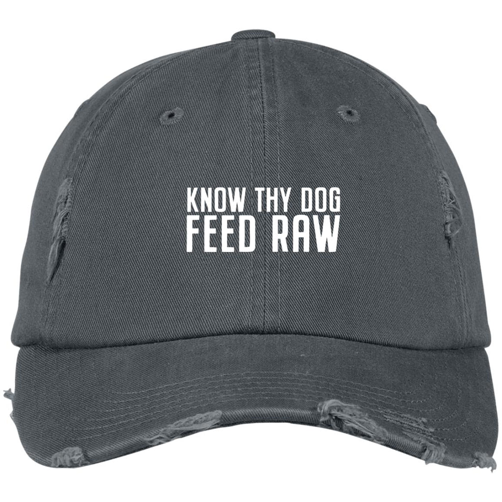 Know Thy Dog Distressed Cap -Embroidered
