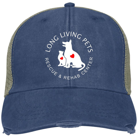 Image of Long Living Pets Rescue and Rehab Center Distressed Adams Ollie Cap