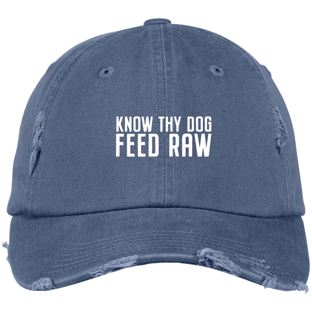 Know Thy Dog Distressed Cap -Embroidered