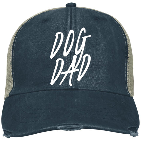 Image of Dog Dad Adams Ollie, cotton twill sweatband, cool mesh lining, embroidery