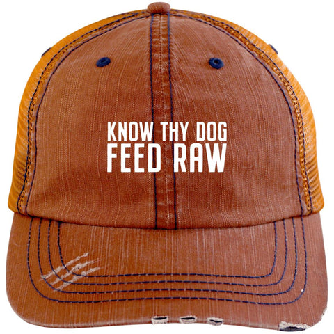 Image of Know Thy Dog  Distressed Trucker Cap