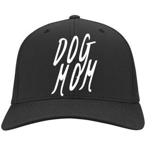 Dog Mom Cap - Port & Co. Twill Cap, 100% Colors, Available in 11 different colors! Embroidered.