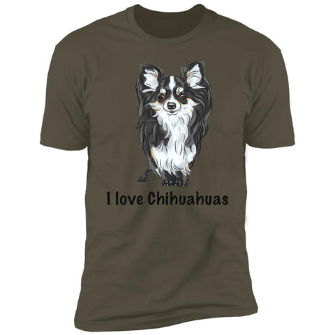 Image of Premium Short Sleeve Tee with Chihuahua Breed Design