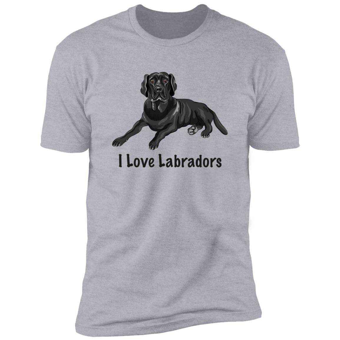 Premium Short Sleeve Tee | "I Love Labradors"