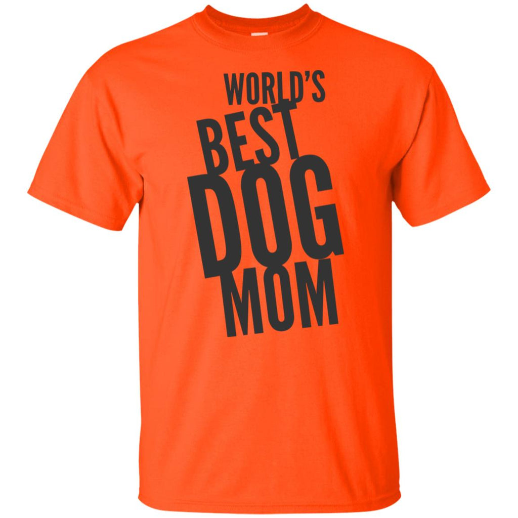 Word's Best Dog Mom  Cotton T-Shirt
