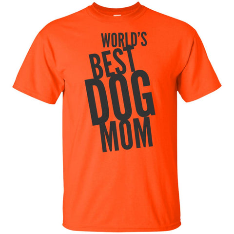 Image of Word's Best Dog Mom  Cotton T-Shirt