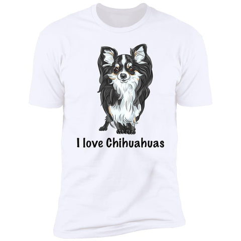 Image of Premium Short Sleeve Tee with Chihuahua Breed Design