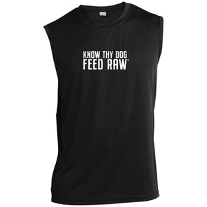 Know Thy Dog Feed Raw  Men’s Sleeveless Performance Tee