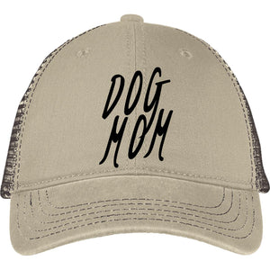 Dog Mom Mesh Back Cap staying cool without cooking your brain