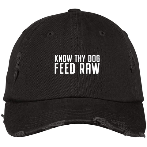 Image of Know Thy Dog Distressed Cap -Embroidered