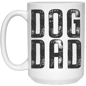 Dog Dad White Mug