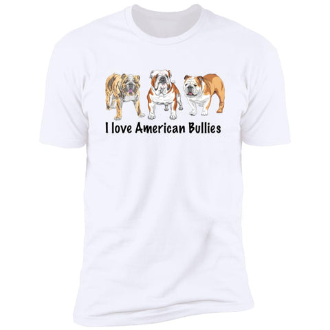 Image of Premium Short Sleeve Tee with American Bully Breed Design