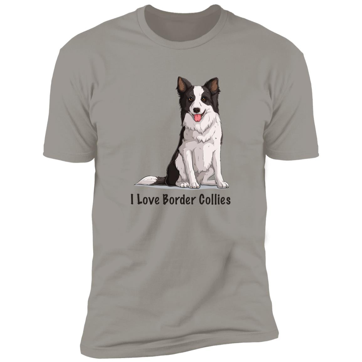 Premium Short Sleeve Tee | "I Love Border Collies"