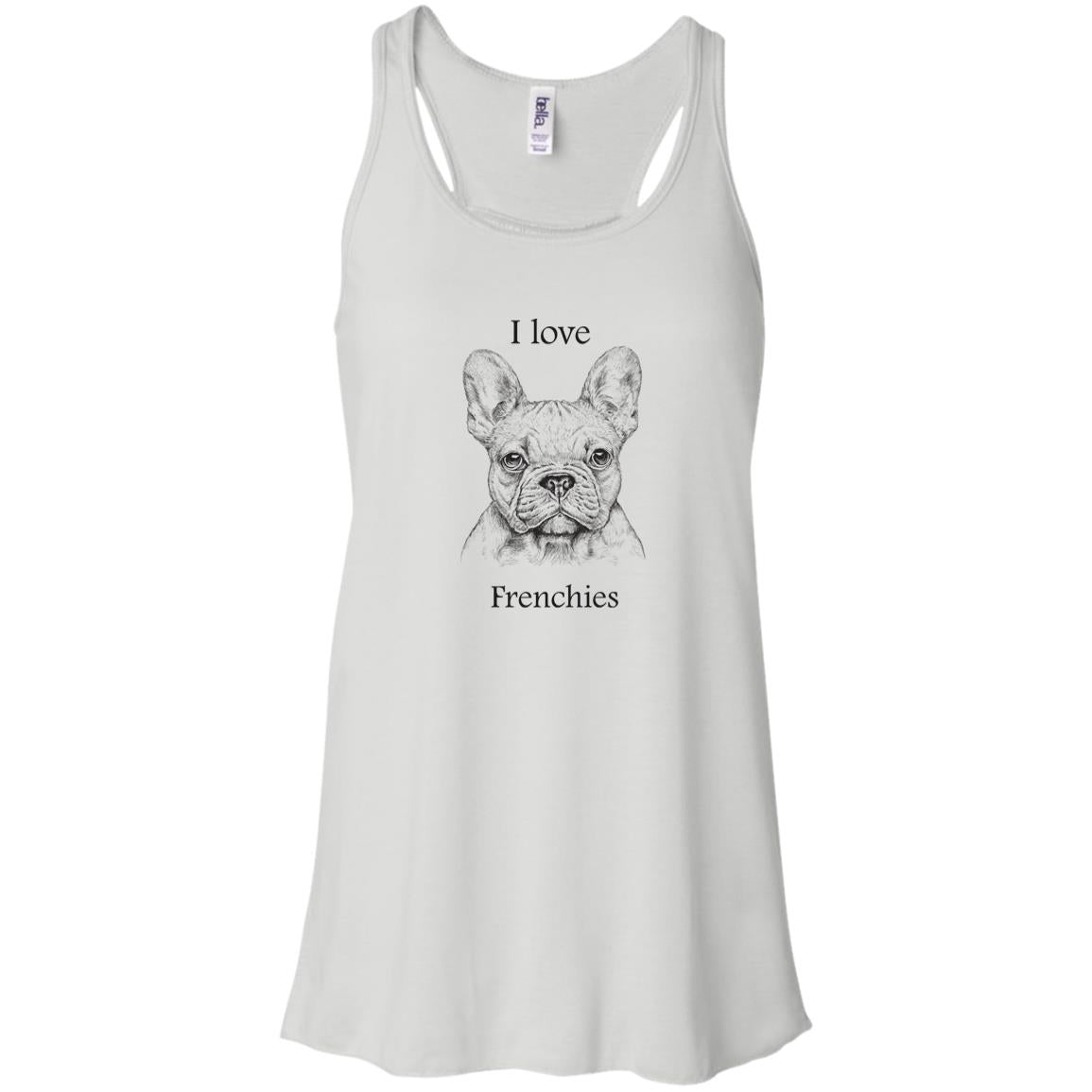 I love Freinchies Bella + Canvas Flowy Racerback Tank