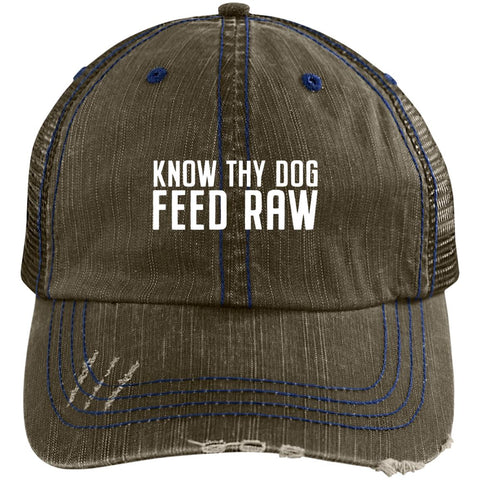 Image of Know Thy Dog  Distressed Trucker Cap