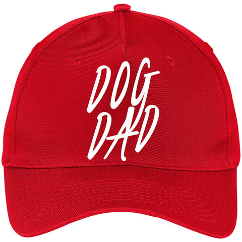 Image of Dog Dad  Five Panel Twill Cap