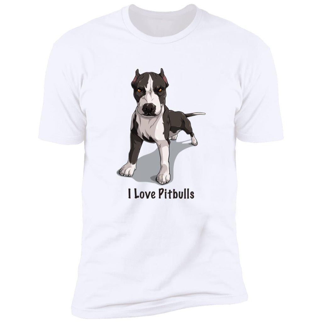 Premium Short Sleeve Tee | "I Love Pitbulls"