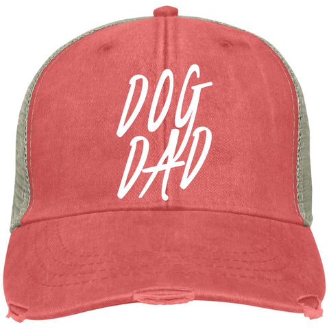 Image of Dog Dad Adams Ollie, cotton twill sweatband, cool mesh lining, embroidery