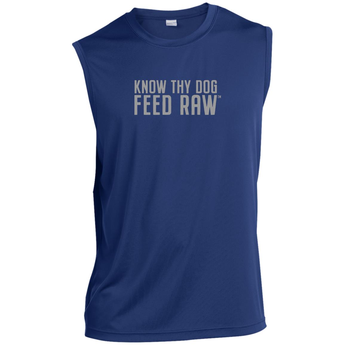 Know Thy Dog Feed Raw |  Men’s Sleeveless Performance Tee