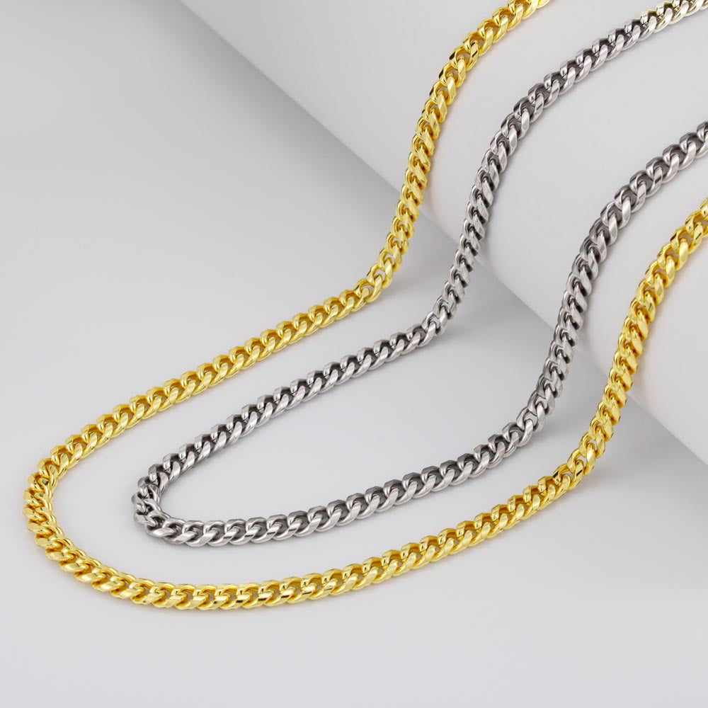 You are My King | Cuban Link Chain Necklace for Your King | Made in USA