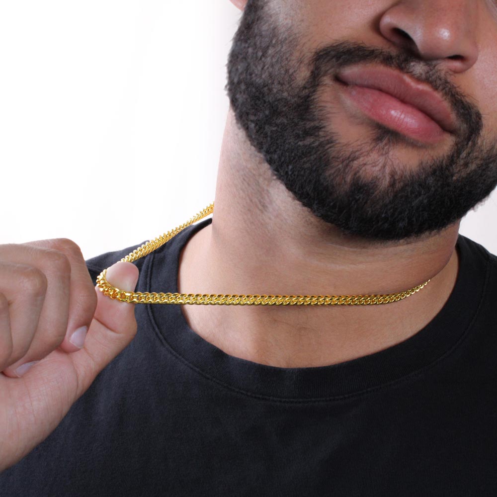 You are My King | Cuban Link Chain Necklace for Your King | Made in USA