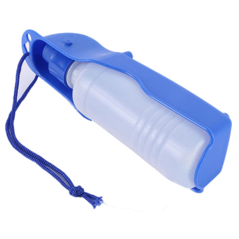 Image of Portable Dog Water Bottle Feeder With Bowl - BPA Free, Non Toxic
